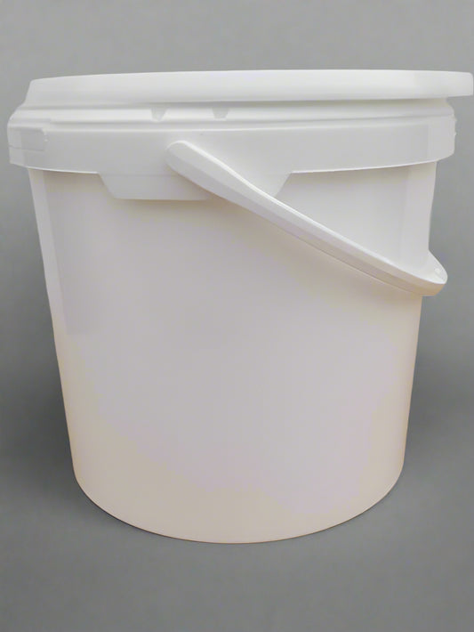 WHITE PLASTIC FOOD CONTAINERS/LIDS