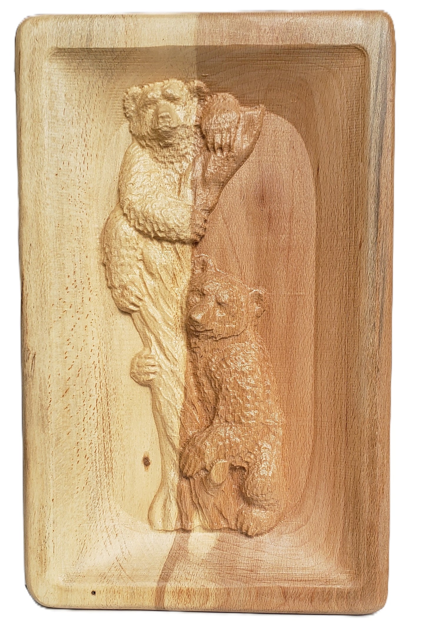 TWO BEARS RELIEF CARVING