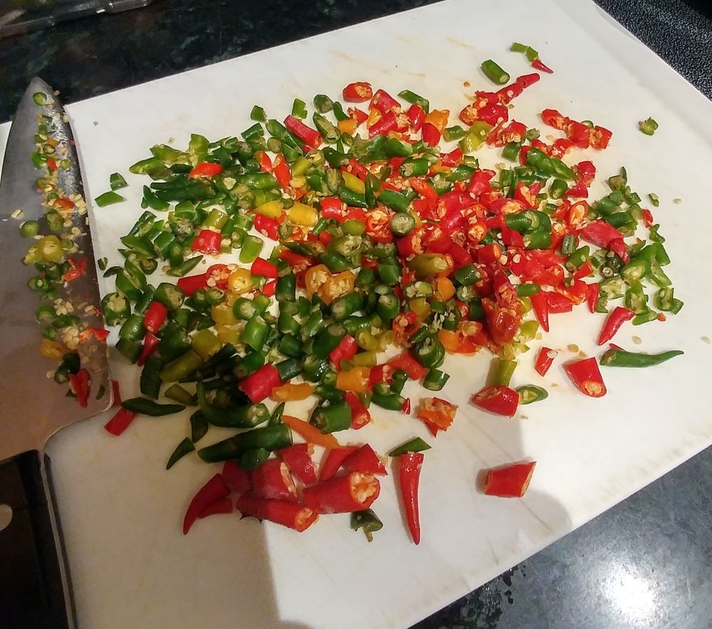 hot peppers